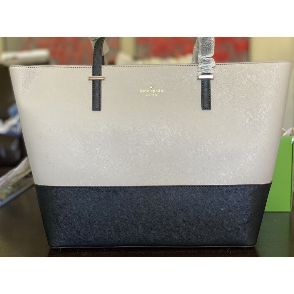Kate Spade Harmony Tote in Medium, Cedar Street, Clktwr/Blk, New with Tags